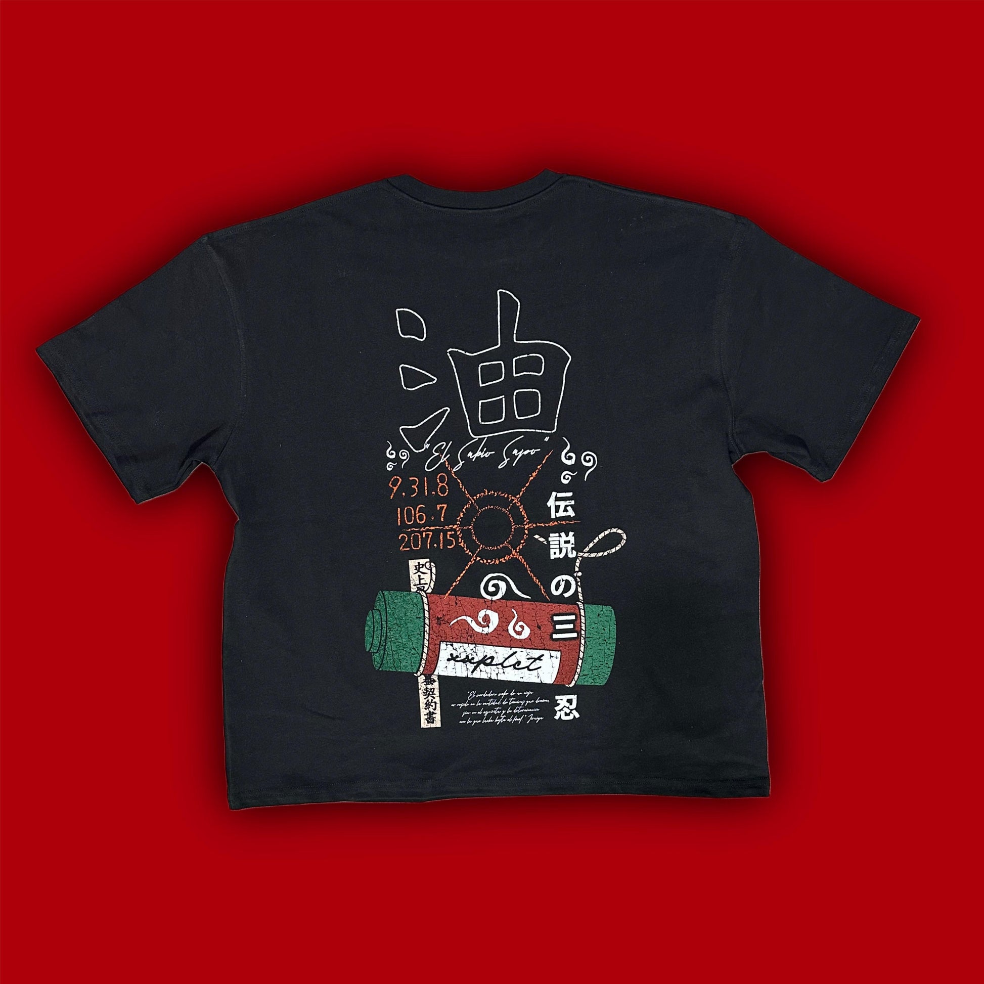 PLAYERA OVERSIZE - JIRAIYA