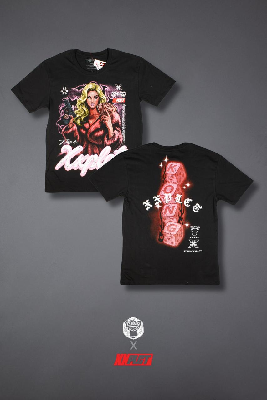 PLAYERA COLABORACIÓN "KONG - XXPLCT" - BARBIE