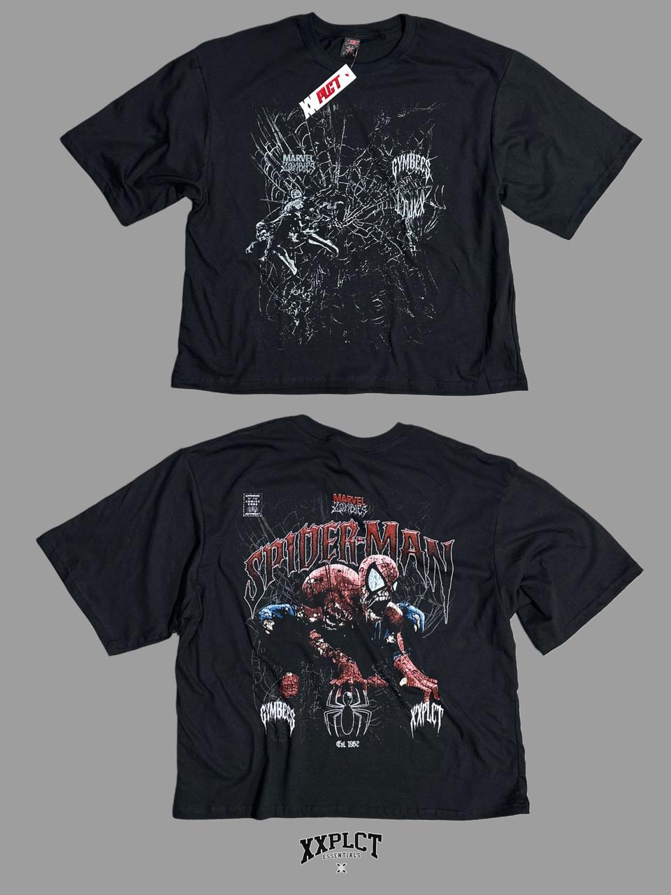 PLAYERA OVERSIZE DROP ZOMBIES - SPIDERMAN