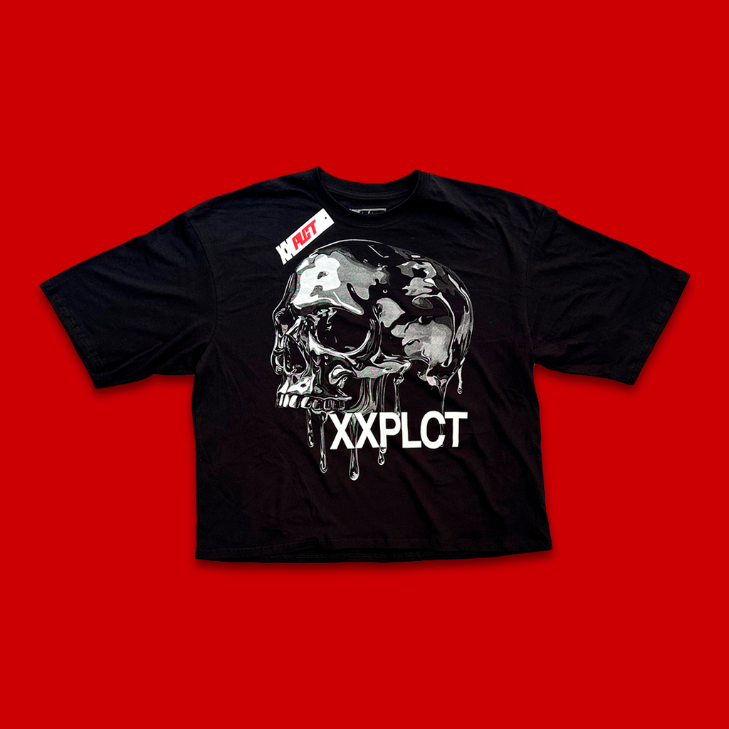PLAYERA SEMI-OVER "CRANEO XXPLCIT"